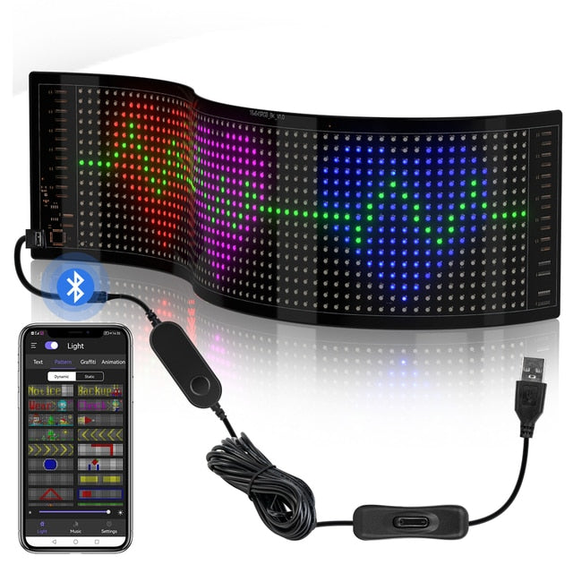 LED Matrix Pixel Panel Bluetooth